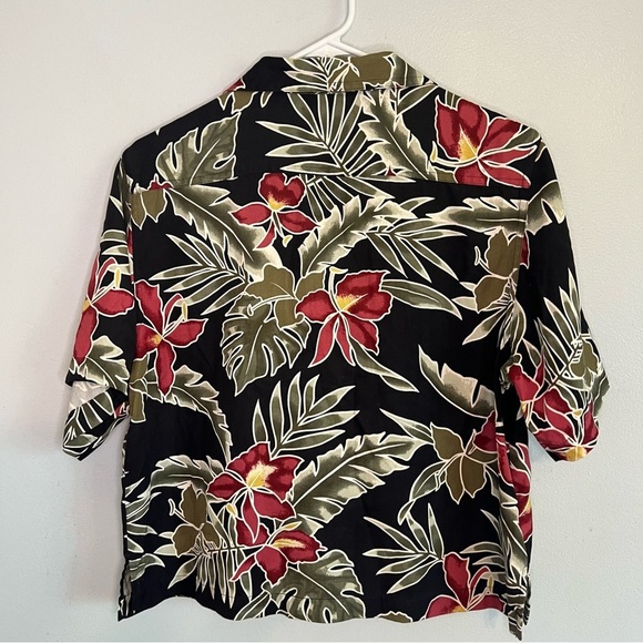 Tommy Bahama 100% Silk Button Up Shirt Short Sleeve Sz S Beach Resort Cruise - Picture 12 of 12